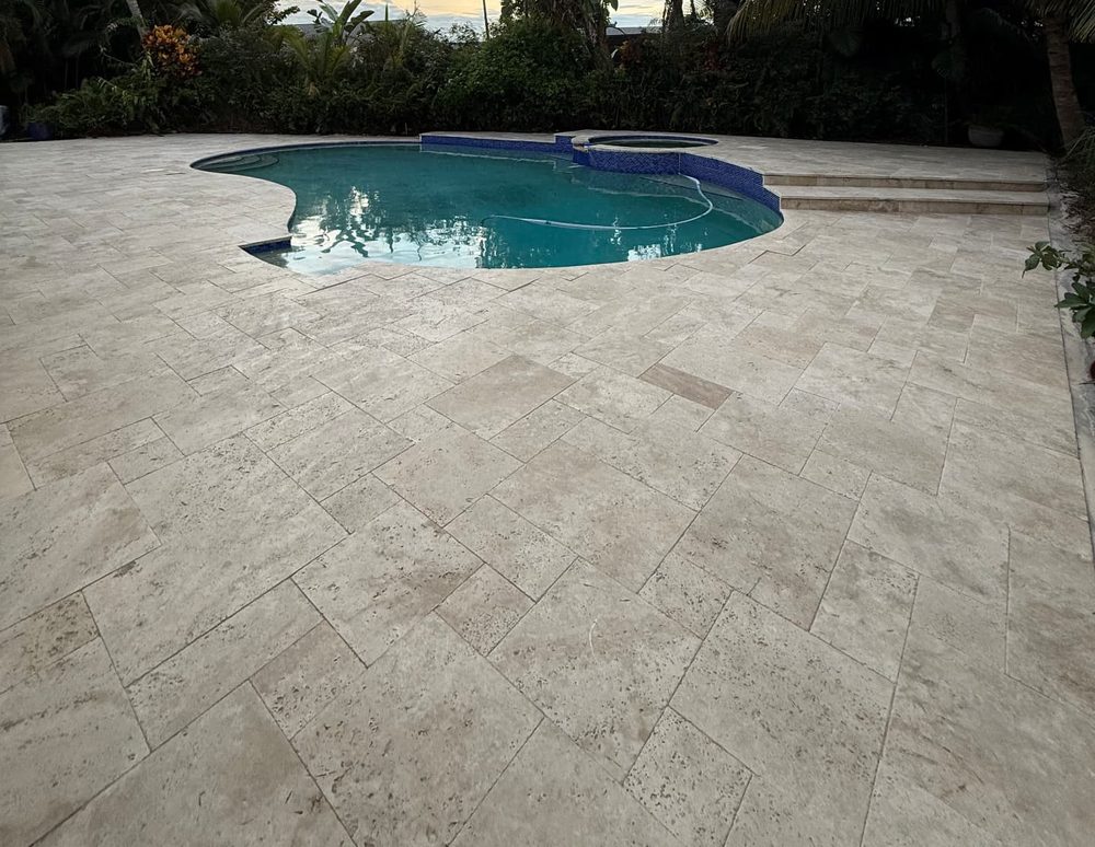 Paver Sealing completed project
